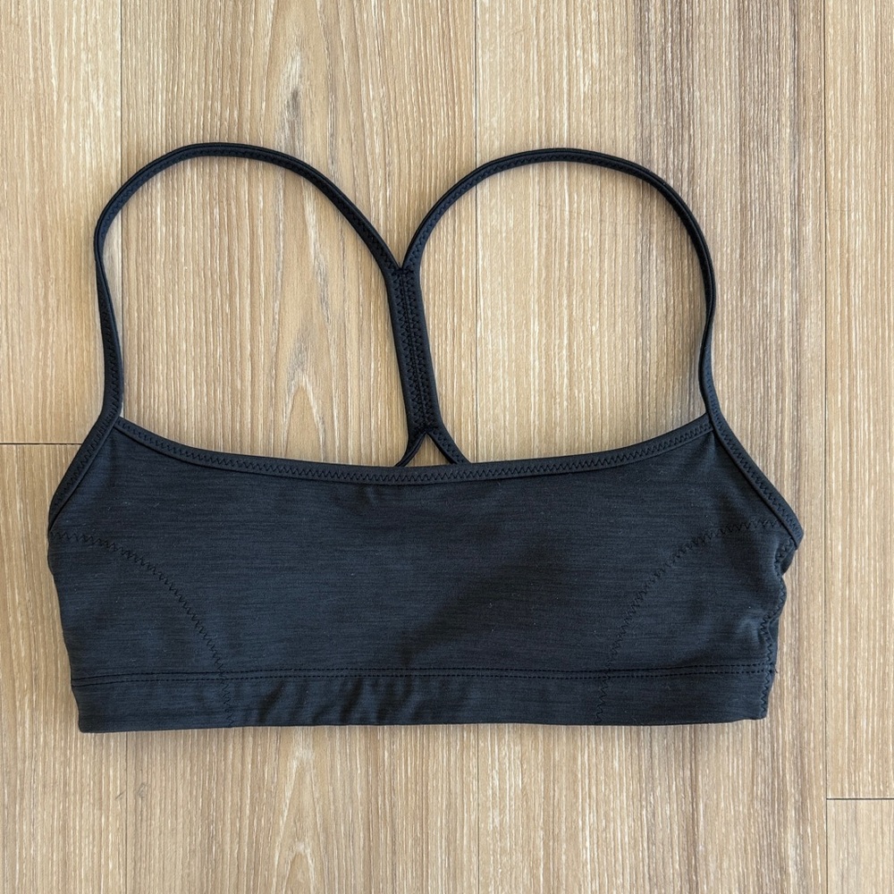 Vitality Women’s Daydream Stitch Racer Bra in Color Midnight Marl
